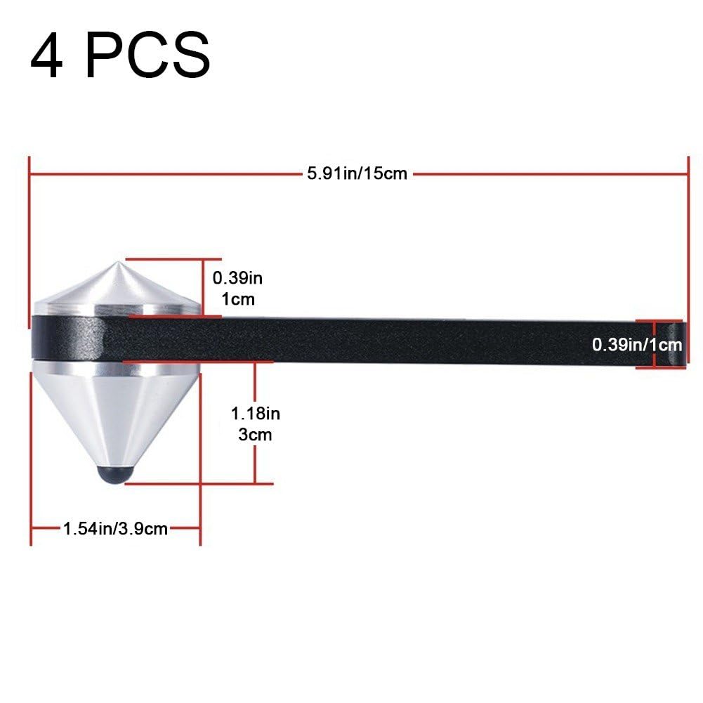 4 Pz Tipo Combinato Piedino Per Altoparlante Subwoofer Staffa Con Punta Antiurto Piedini Di Isolamento Per Altoparlanti Piedini Per Altoparlanti Piedini Di Isolamento Per Altoparlanti Pavimento