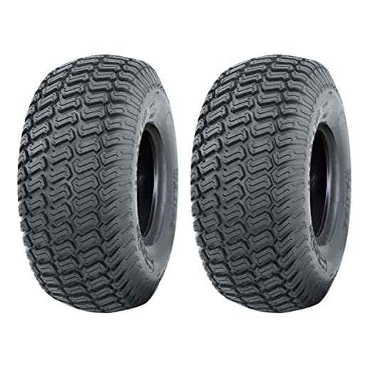 Parnells 2-16x6.50-8 4-lagers gräsmatta gräsklippare däck