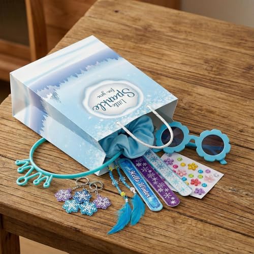 Image of Party Propz Frozen Theme Return Gifts For Kids - 80 Pcs, Return gift for kids age 6-10,Head Bands, Scrunchy,Hair Clips, Eyeglasses, Keychain,Slapbands Birthday return gift for kids 6-12