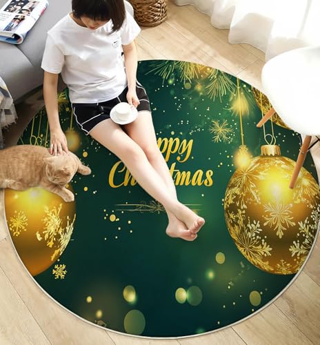 Tapis salon design de Noël doux et antidérapant pour chambre ado - 6