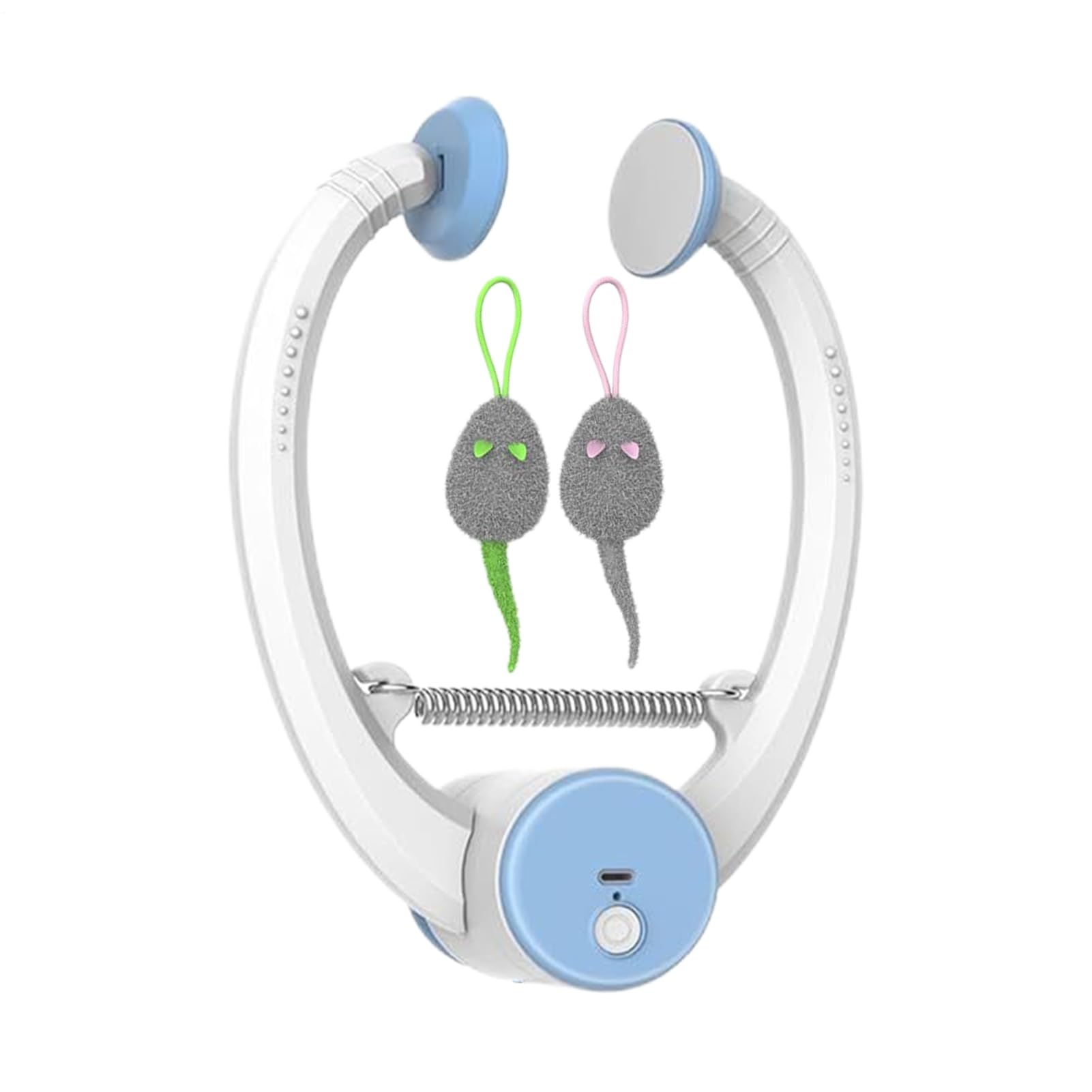 Corde rétractable rechargeable pour chaton rétablissant l'exercice autonome