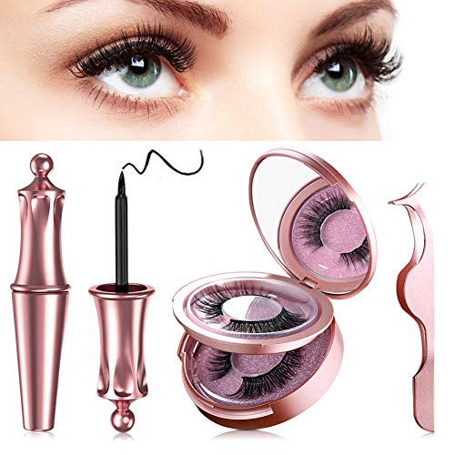 Reusable Magnetic Eyelash, 2020 Upgraded 3D Waterpoof Magnetic Eyeliner and Multi Styles Lashes