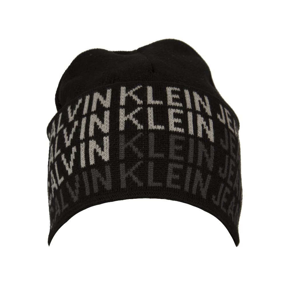 Calvin Klein Jeans Cappello Berretto Uomo CK Risvolto Articolo K50K507563 AOP Beanie