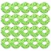 Didder 20 Pcs Hair Scrunchies Solid color Soft Scrunchies Hair Ties Green Velvet Scrunchy Elastics Bobbles Ropes Scrunchie Hair Bands for Women Girls