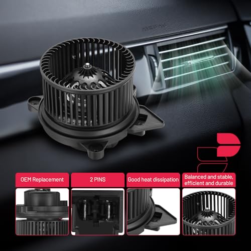 Image of BDFHYK AC Heater Blower Motor Fan 700097 Compatible with Chrysler 2001-2006 Sebring, Compatible with Dodge 2001-2006 Stratus,HVAC Blower Motor Assembly Replacement for PM9281 4885612AA 4885612AB 75772