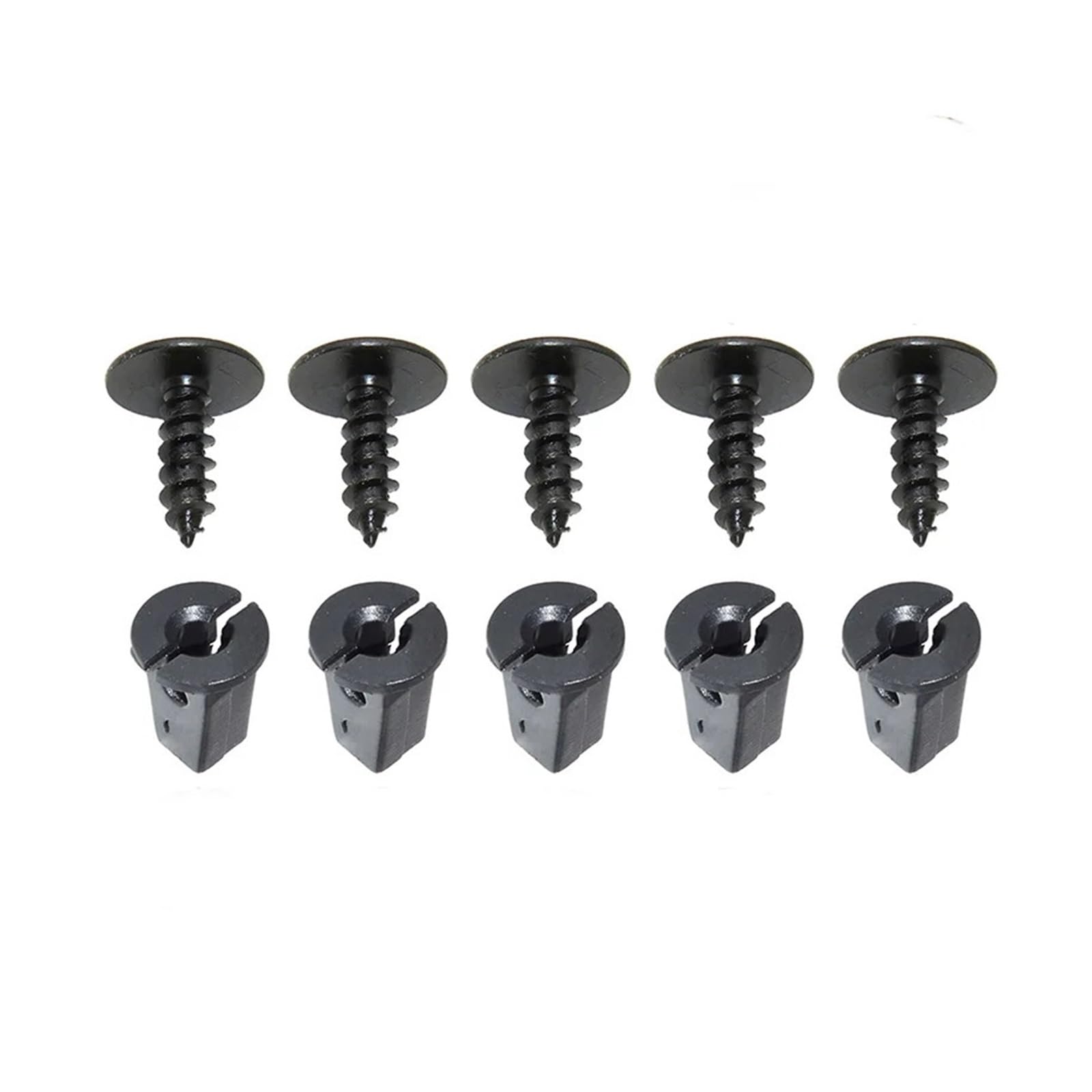KXFVYNE 10 20 Pcs Engine Cover Undertray Splashguard Arch Torx Screw Retainer Fasteners Clips Bolt(10 PCS)