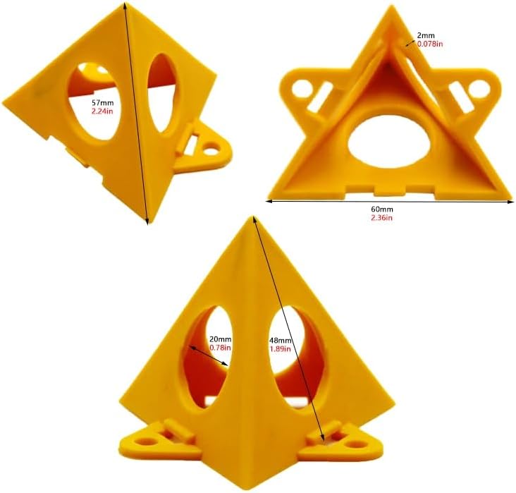 10 Pcs Pyramid Tripod Painting Brackets – Triangular Woodworking Support Stands for Spray Painting, Drying & Craft Projects