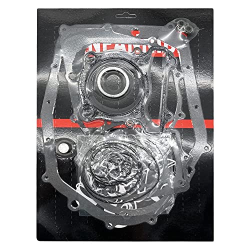 Jinfannibi Complete Engine Gasket Kit Set Top And Bottom End Compatible For Yamaha Raptor Warrior Bruin 350 Yfm350 Kodiak Big Bear 400 Moto-4 1987-2013 #TOP1