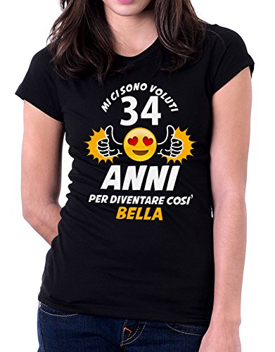 Tshirt Compleanno Mi Ci Sono Voluti 34 Anni per