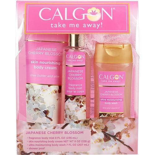 Calgon Japanese Cherry Blossom 4 Piece Gift Set for Women