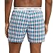 Hanes Originals Cotton Woven Boxers Pack, Moisture-Wicking Underwear for Men, 3-Pack, Blue Plaids, XX-Large