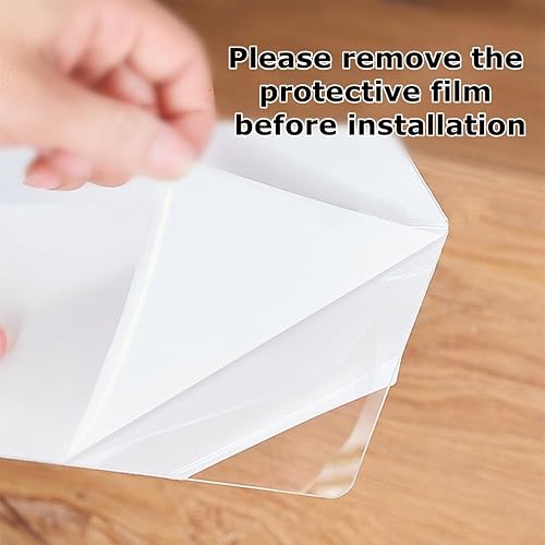Miniatura 5 de BiJun Protectores de lavandería para lavadora y secadora, protector de lavandería transparente con adhesivo transparente, protector de valla de