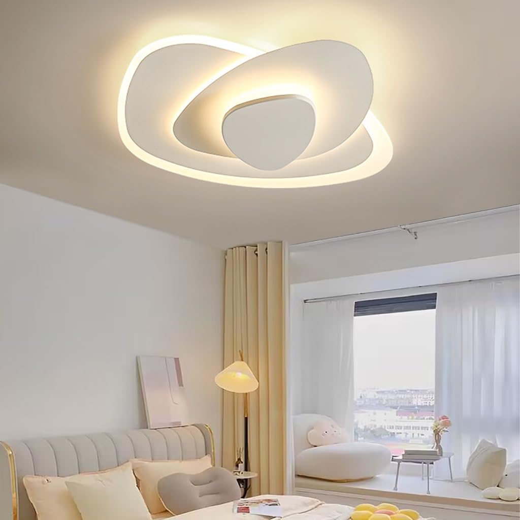 Lampe de plafond LED avec température 3500K-6500K pour salon et bureau
