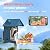 Minikey Smart Bird Feeder with Camera Solar Powered, 2.4G Camera Bird Feeders for Outside, 2K HD Video Live Stream, AI Identification 11000+ Bird Species, Ideal Gifts for Bird Lovers