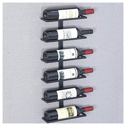 Organize Kitchen Display Simple Storageall Rack -All-Mounted Bottle Holder - Kitchen Bar Organization for or Spirits, Black/Commercial Cellars Clubs