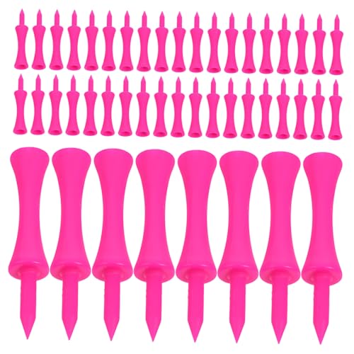 ifundom 100pcs Unbreakable Golf Tees for Practice Durable Plastic Golf Tee Markers for Women and Men for Enhanced Accuracy