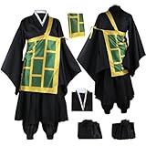 YJCOS Adult Cosplay Costume Suit Kimono Monk Cassock Robe Dress Uniform Halloween Outfits