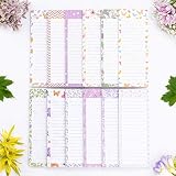 Peach Tree Shade Magnetische Notizblöcke, 12 Stück, 60 Blatt pro Block, 8.9 x 22.9 cm, für Kühlschrank, Küche, Einkaufen, Lebensmittel, To-Do-Liste, Buch, Schreibwaren (Ivynotes Garden & Forest)