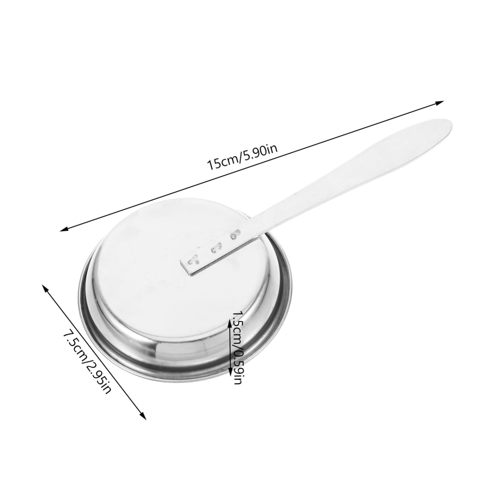 Happyyami Tool Premium Stainless Steel Candle Snuffer Extinguisher Cover Wick Trimmer for Scented Candles Home