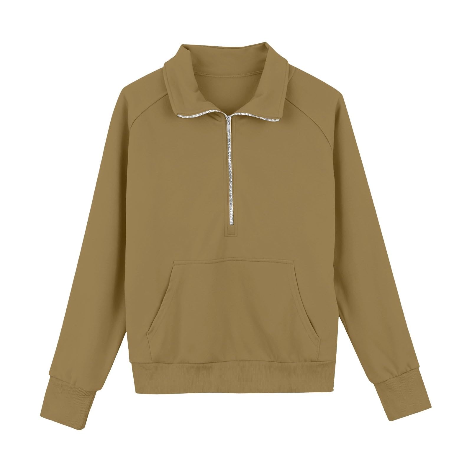 Trainingsanzug-Set für Mädchen, halber Reißverschluss, Hoodie