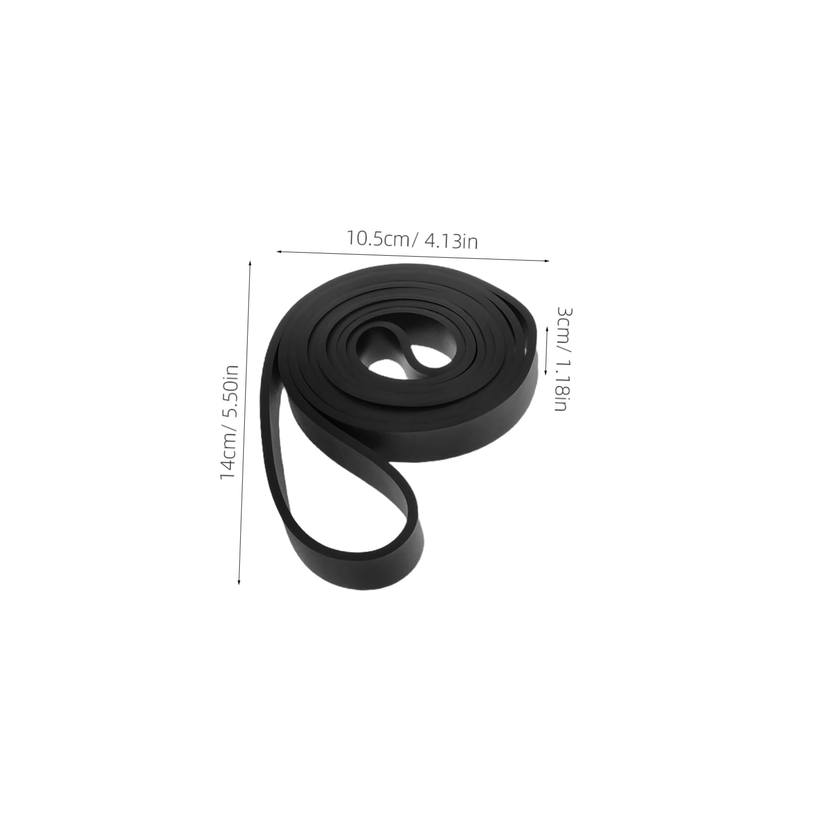 SUPVOX 4piezas Bandas De Resistencia Individuales Bandas TPE para Entrenamiento Yoga Pilates Fortalecimiento Muscular Portátil