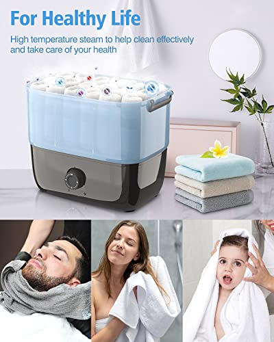 Kingsteam Hot Towel Warmer For Facials, Holds 18 Small Towels, Spa Towel Warmers With Rapidly Heating In 1-3 Mins, 30 Mins - Auto Off Timer Foldable Stone Warmer For Spa, Salon And Massage #TOP4