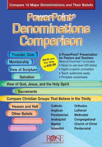 Denominations Comparison (PowerPoint Presentation) (Denominations Comparison Chart)