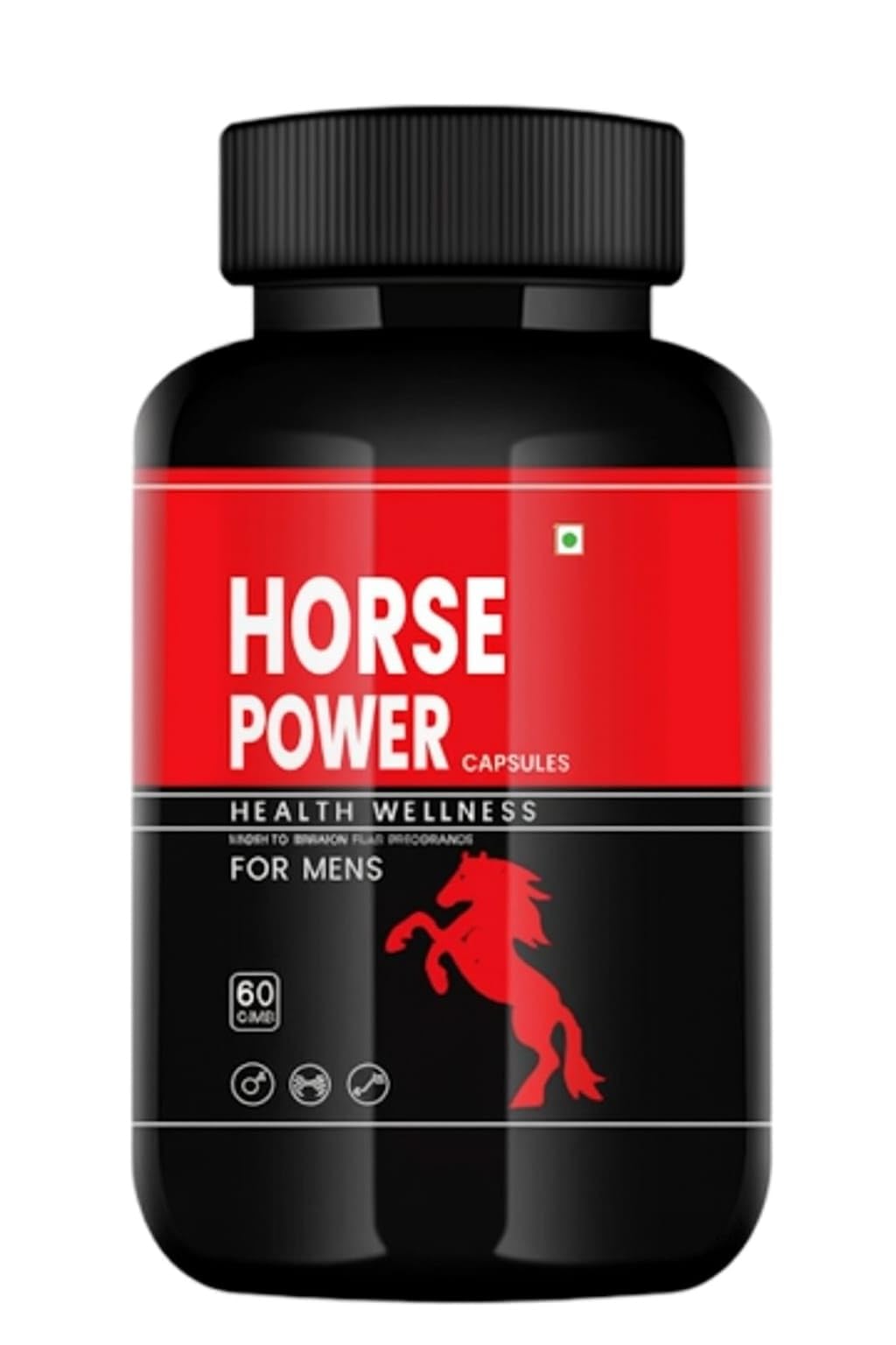 Horse Power capsule for Men | Ayurvedic Medicine for Stamina, Muscle Growth, Immunity & Overall Wellbeing | Pack of 60 Tablets (1) — Amazon image 3