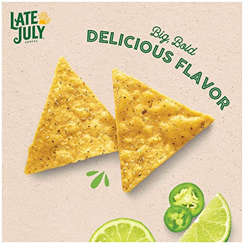 Late July Snacks, Jalapeño Lime Tortilla Chips, 7.8-Oz. Bag (Pack Of 12) #TOP3