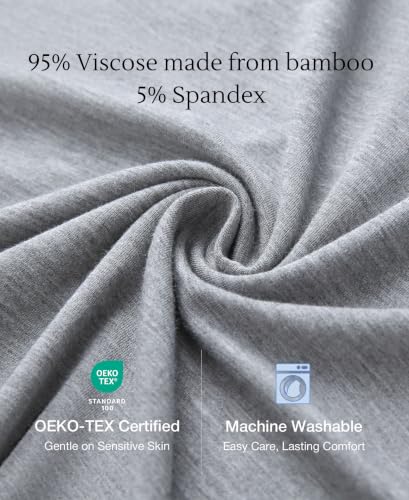 Image of GYS Cooling Bamboo Viscose Nightgowns for Women, Lightweight Sleeveless V Neck Sleep Shirt for Hot Sleepers, Soft Night dress