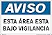 Vestil Notice SignSI-N-24-D-LB-011-S 24 18.5X12.5 Label/Decal.011 This Area Under Surveillance Safety ESTA ?REA ESTA Bajo VIGILANCIA