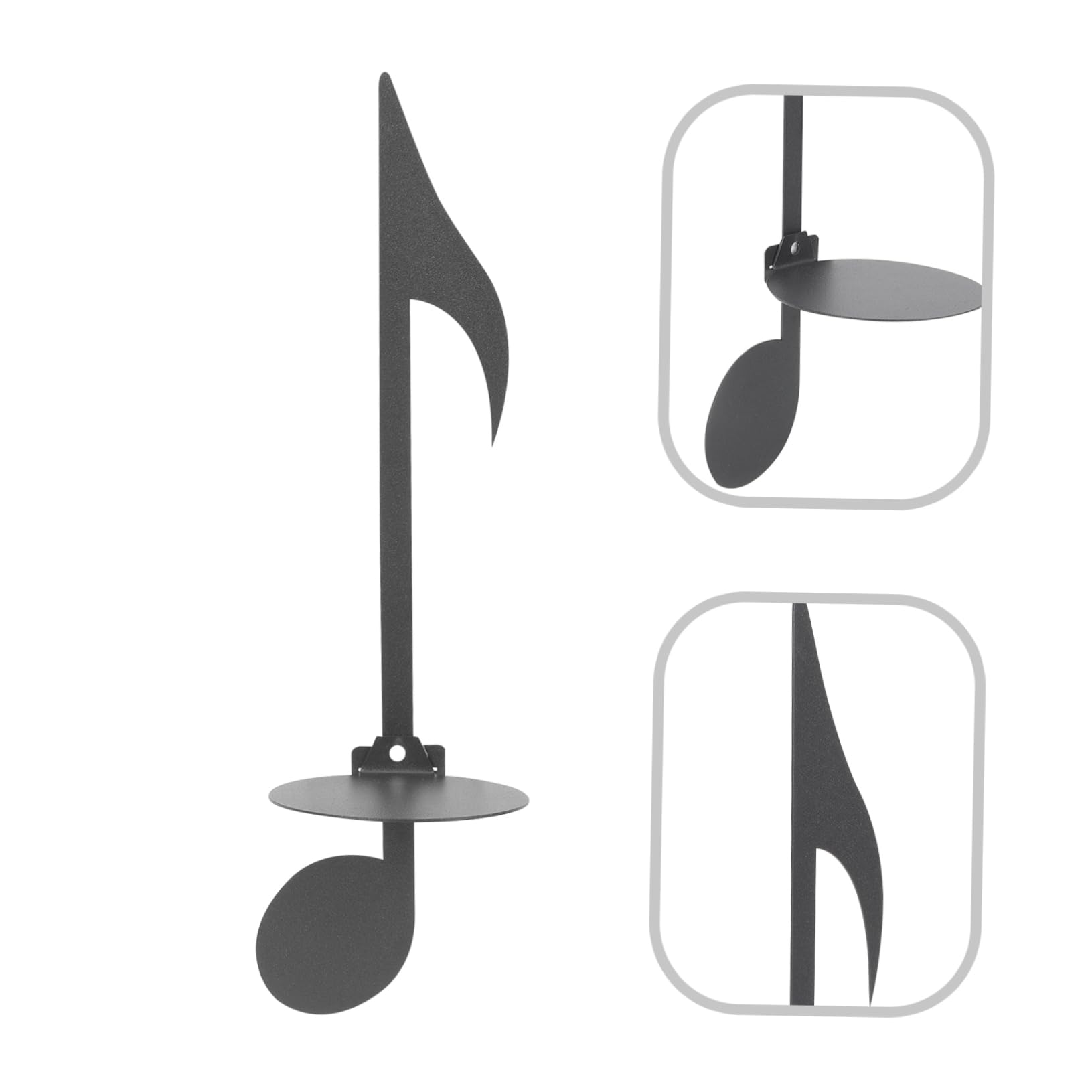 Levemolo Wall Mounted Candle Holder Music Decorative Metal Candle Sconce for Home Decor Warm Atmosphere Great for Bathroom Fireplace and Housewarming