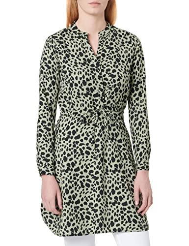 ONLY Damen Onlcory L/S V-Neck Tunic WVN Noos, Grün (Seagrass/Aop:seagrass Animal), XXS – Ansicht 1