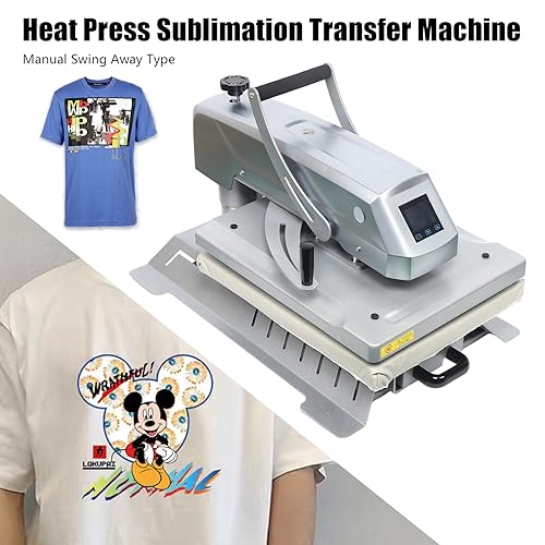 Prensa térmica manual para camiseta 40 x 50 cm miniatura 6