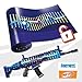 Nerf Fortnite Blue Shock Blaster, 10-Dart Clip, 10 Elite Nerf Darts, Includes Bonus Code to Unlock The Beat Wrap in The Game, Motorized Dart Blaster