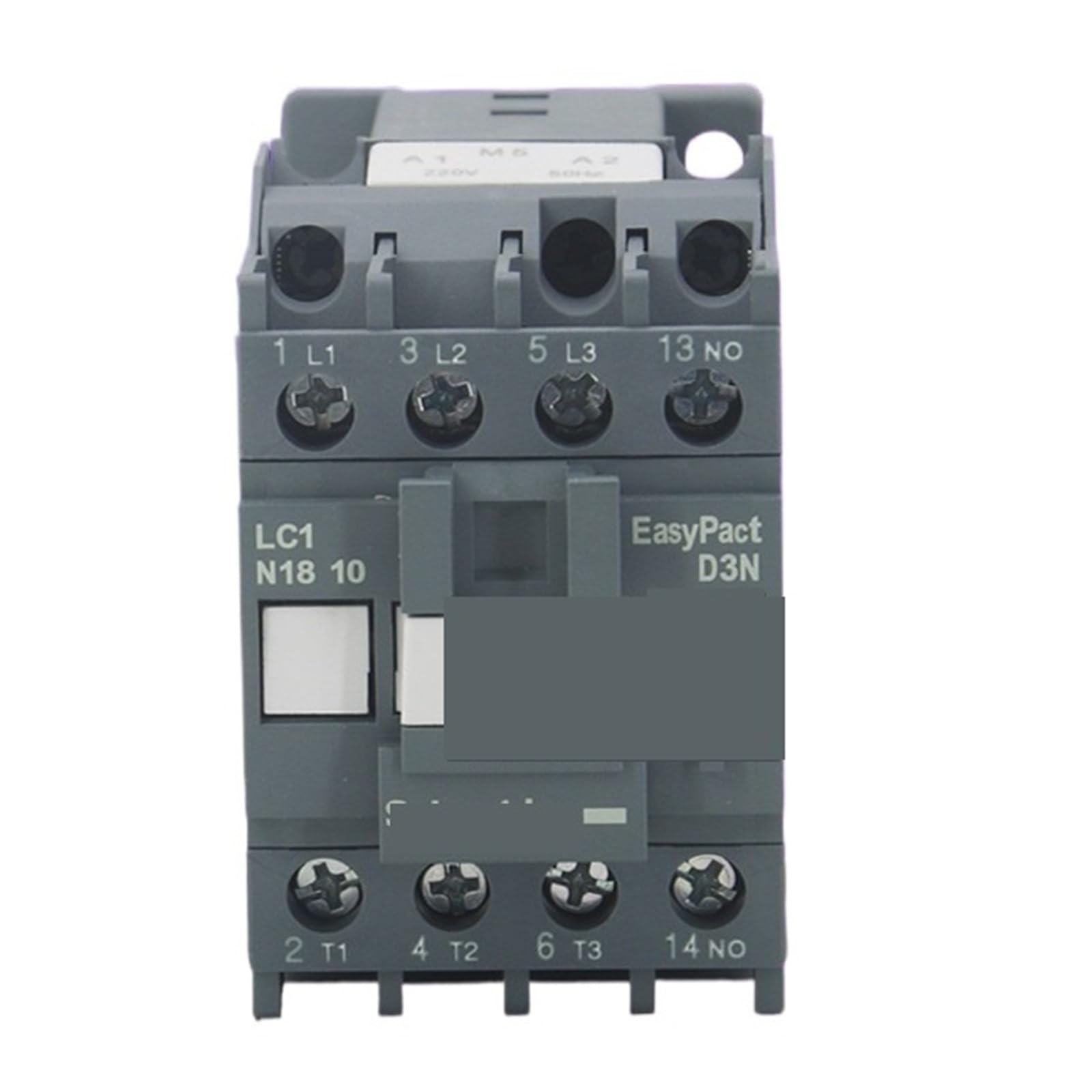 Contacteur CA 18A AC380V avec contact auxiliaire 1NO LC1N1810