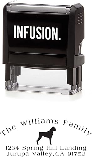 Vista 24 de Infusion Sello de goma personalizado para raza de perro (perro toro francés)