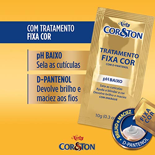 Kit Tintura Cor & Ton 4.0 Castanho Medio 180 G, Niely
