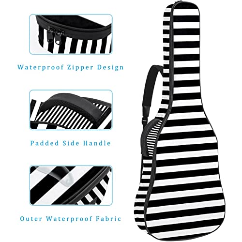 Housse de transport étanche pour guitare avec bandoulière réglable Motif Tour Eiffel Rouge, Multicolore 10., 42.9×16.9×4… - Les Beatles, Paul McCartney, John Lennon, RIngo Starr, George Harrison Housse de transport étanche pour guitare avec bandoulière réglable Motif Tour Eiffel Rouge, Multicolore 10., 42.9x16.9x4… – Image 5