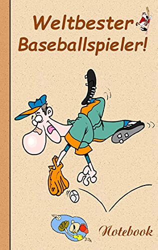 Weltbester Baseballspieler: Motiv Notizbuch, Notebook, Einschreibbuch, Tagebuch, Kritzelbuch im praktischen Pocketformat (German Edition)