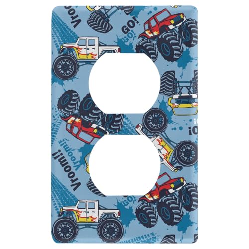 Pfrewn Monster-Trucks Lichtschalteraufkleber 1-Gang
