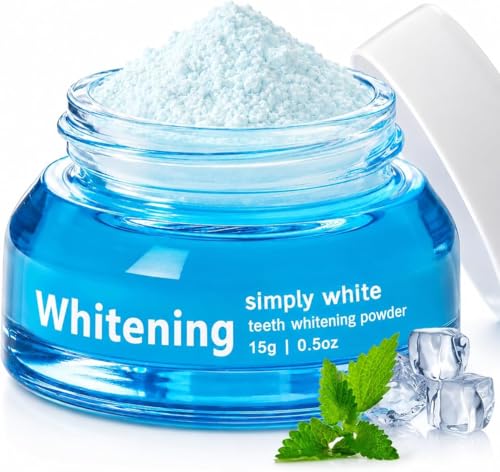 Tooth Whitening Powder Toothpaste Whitening Powder Removes Stains | Breath Freshener | Refreshing Mint Flavor No Sensitivity Teeth Whitener Suitable for Coffee Stain Tea Stains and Tartar 1PCS