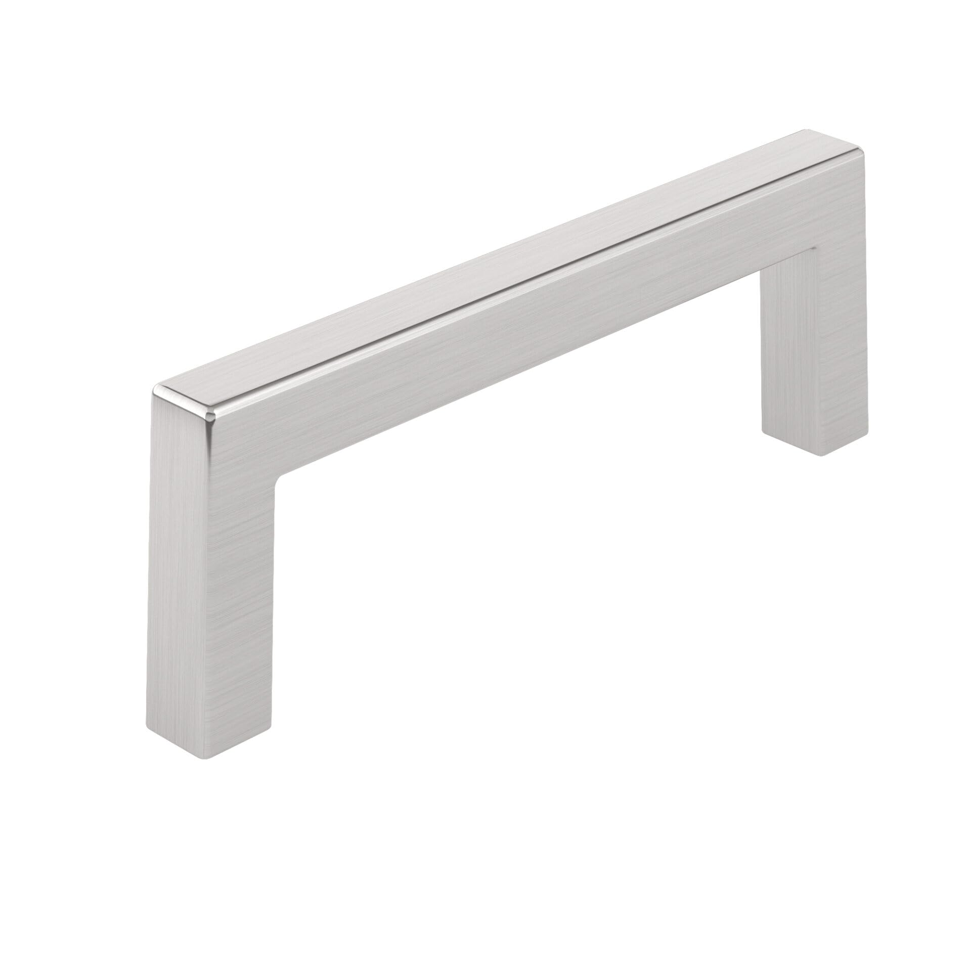 RICHELIEU Hardware - BP87396195 - Contemporary Metal Pull - 873-3 25/32 in (96 mm) - Brushed Nickel Finish