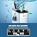 IKICH Portable Ice Maker Machine for Countertop, Ice Cubes Ready in 6 Mins, Make 26 lbs Ice in 24 Hrs with LED Display Perfect for Parties Mixed Drinks, Electric Ice Maker 2L with Ice Scoop and Basket