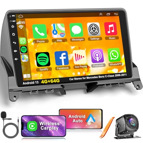 4G 64G Android GPS J[XeI WI J[vC Android Auto ZfXxc CNX C180 C200 C230 C250 C300 C350 W204 S204 2006-2011,9C` HD ^b`XN[