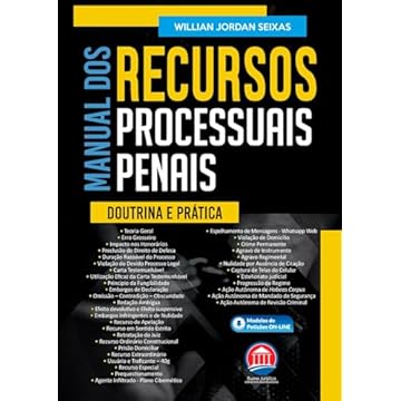 Capa do livro Manual dos Recursos Processuais Penais