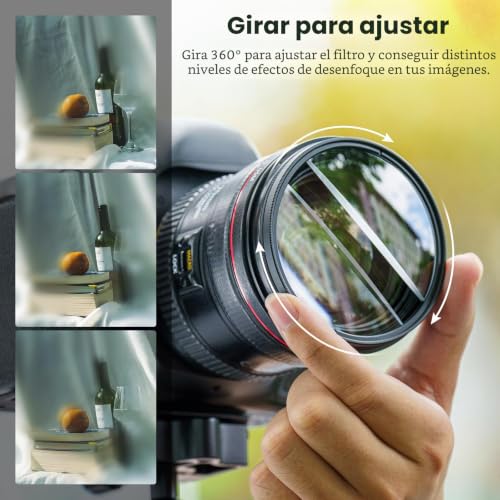 Filtro de Efecto de Dioptrías Divididas de 82mm con Refracción 4