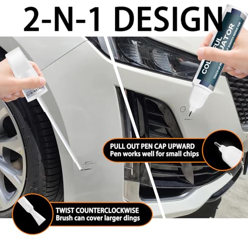 Image of Touch Up Paint Compatible with Honda /Cadillac, Car Paint Pen Scratch Repair Two-In-One Touch Up Paint, Premium Car Scratch Remover for Deep Scratches