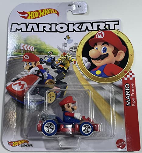 Hot Wheels Mario Kart - Mario - Pipe Frame 2023 miniatura 1