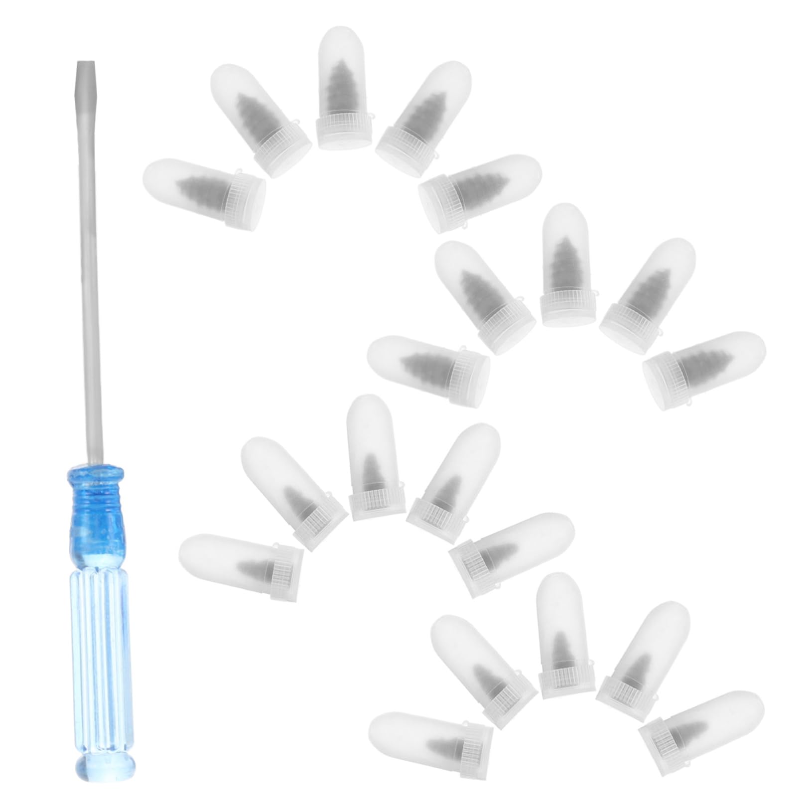 PRETYZOOM Tire Repair Tool Kit 20pcs Tire Nails Screws for Car Motorcycle Puncture Repair